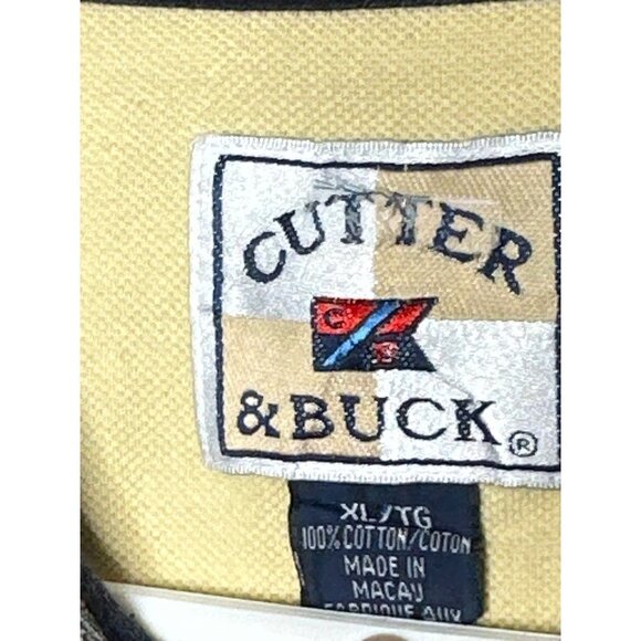 Cutter and Buck Chardonnay Golf Club Napa Valley mens stripe shirt size XL - Picture 5 of 5